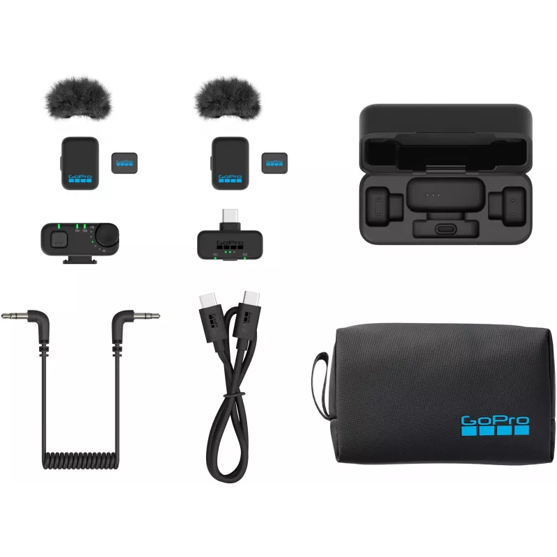 Kompletná súprava bezdrôtového mikrofónu GoPro Wireless Mic, EU (AWMIC-010-EU)