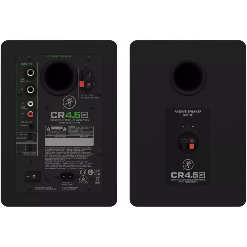 Mackie CR4.5BT aktívne 2-pásmové multimediálne monitory s Bluetooth (pár)