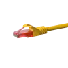 DSIT CAT6 U/UTP sieťový kábel, 3 m, žltý, 100 % meď (DC-67-030)