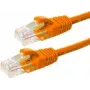 DSIT CAT6 sieťový kábel 100 % meď – U/UTP – 7,5 m – oranžový (DC-66-075)