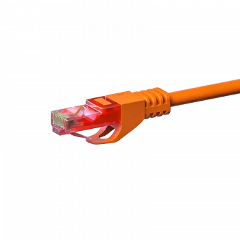 DSIT CAT6 Ethernet patch kábel 100 % meď U/UTP 15 m oranžová