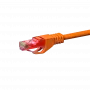 DSIT CAT6 Ethernet patch kábel 100 % meď U/UTP 15 m oranžový