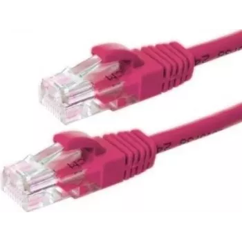 DSIT CAT5e U/UTP sieťový kábel, 1 m, ružová, 100% meď (DC-59-010)
