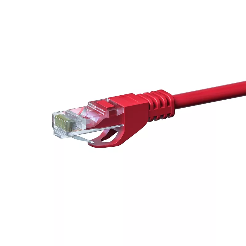 Sieťový kábel DSIT DC-55-500 CAT5e U/UTP, 50 m, červený, 100 % meď