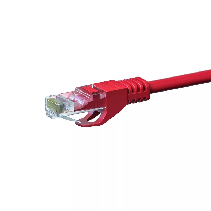 Sieťový kábel DSIT DC-55-500 CAT5e U/UTP, 50 m, červený, 100 % meď