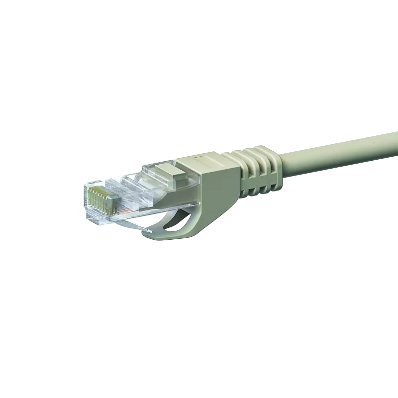 DSIT CAT 5e U/UTP sieťový patch kábel, 0,25 m, sivá, CCA, RJ45