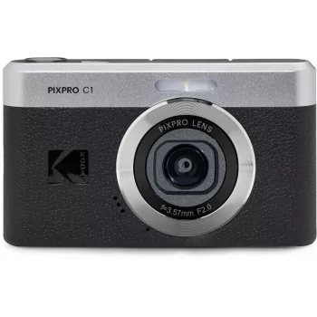 KODAK PixPro C1 čierny kompaktný digitálny fotoaparát s 16GB SDHC kartou