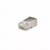 DSIT FTP RJ45 CAT5e sieťový konektor samec pre flexibilné a plné vodiče - balenie 10 ks