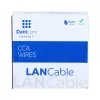 DSIT CAT5e SF/UTP sieťový kábel AWG 26/7 flexibilný 100 metrov sivý CCA