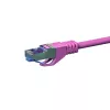DSIT CAT 6a S/FTP LSOH sieťový patch kábel, 15 m, ružový