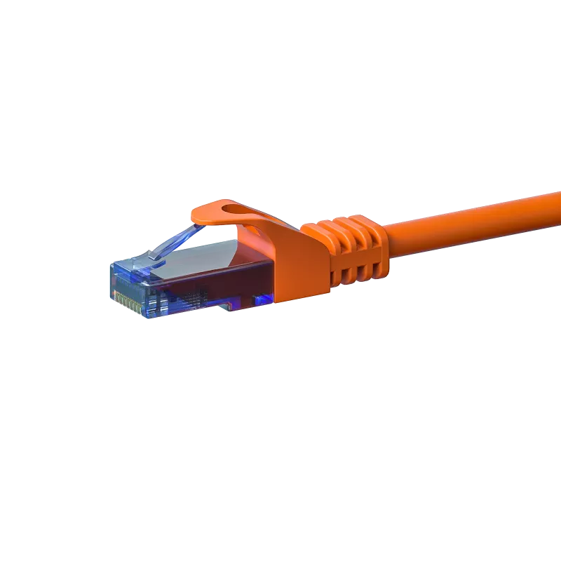 DSIT CAT6a sieťový kábel 100% meď - U/UTP - 5 metrov - oranžový (DC-U6A6-050)