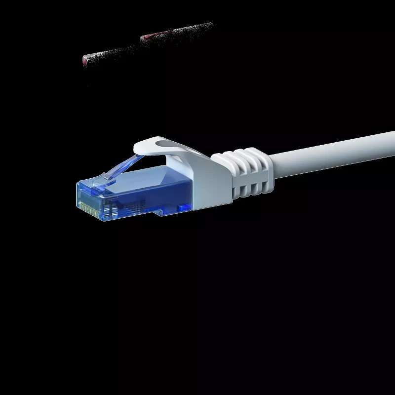 DSIT CAT6a sieťový kábel 100% meď - U/UTP - 15 metrov - biely (DC-U6A2-150)