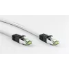 DSIT CAT 8 S/FTP PiMF RJ45 sieťový kábel, biela, 5m