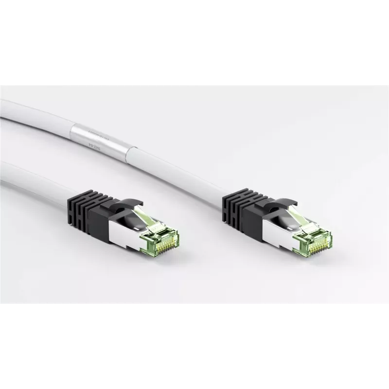 DSIT CAT 8 S/FTP PiMF RJ45 sieťový kábel, biela, 5m