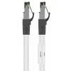 DSIT RJ45 sieťový kábel S/FTP PiMF CAT 8 kábel biely 3m