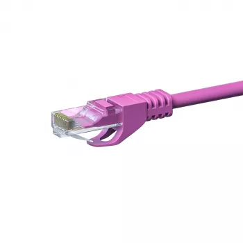 DSIT CAT 6 sieťový kábel U/UTP - 15 metrov - ružový - CCA (DC-C69-150)