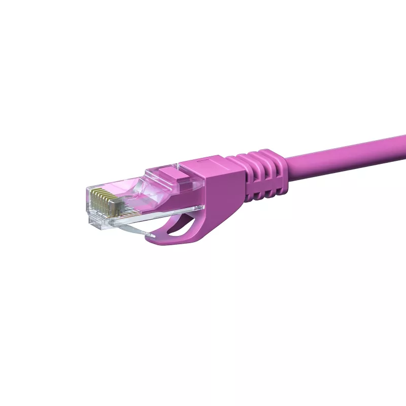 DSIT CAT 6 sieťový kábel U/UTP - 15 metrov - ružový - CCA (DC-C69-150)