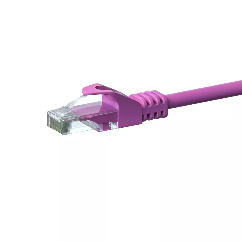 DSIT CAT 6 sieťový kábel U/UTP - 15 metrov - ružový - CCA (DC-C69-150)