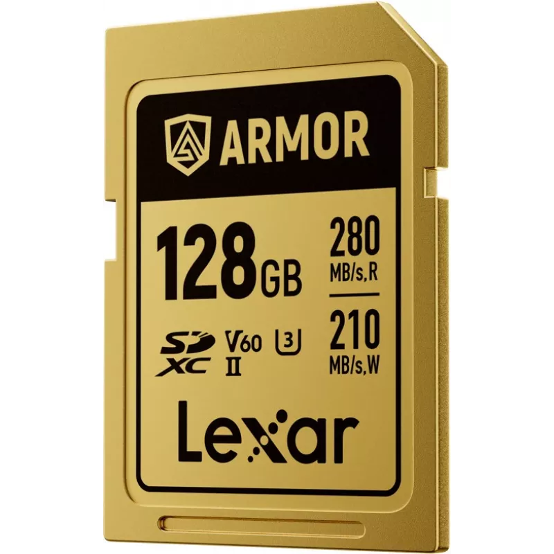 Lexar Professional ARMOR GOLD 128GB SDXC UHS-II V60 pamäťová karta (LSDAMGL128G-RNNNG)