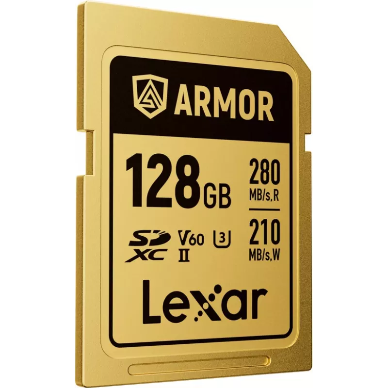 Lexar Professional ARMOR GOLD 128GB SDXC UHS-II V60 pamäťová karta (LSDAMGL128G-RNNNG)