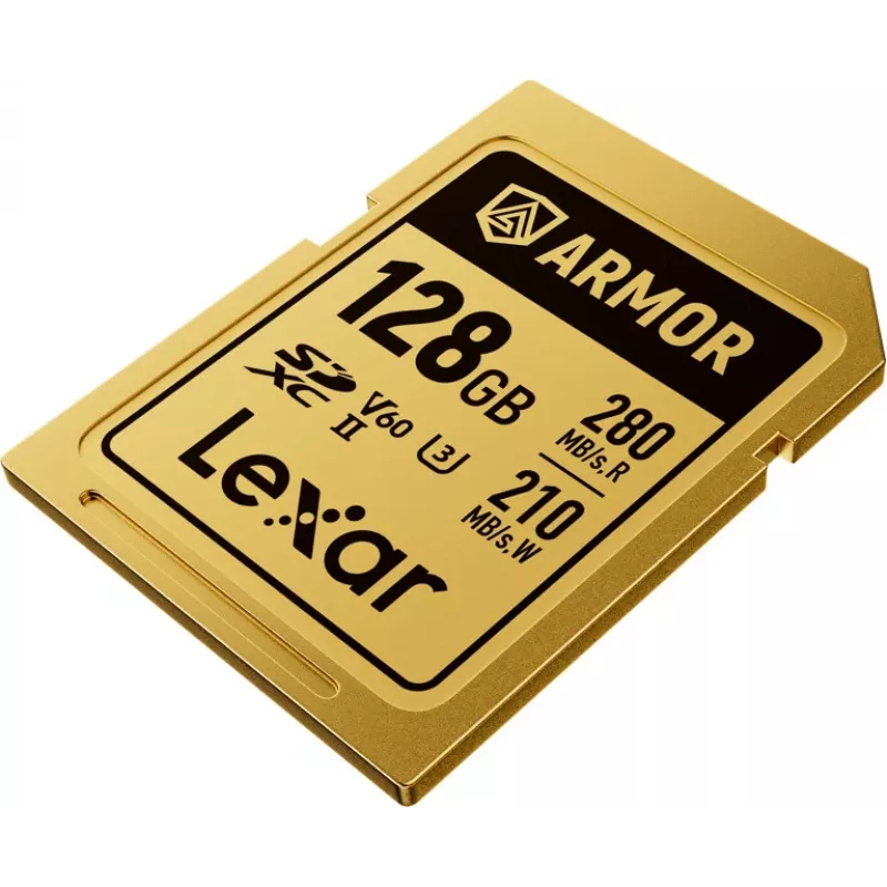 Lexar Professional ARMOR GOLD 128GB SDXC UHS-II V60 pamäťová karta (LSDAMGL128G-RNNNG)