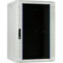 DSIT 22U nástenný serverový rozvádzač s presklenými dverami, 600x600x1100 mm, biely
