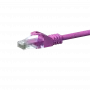 DSIT CAT5e U/UTP sieťový patch kábel, 0,25 m, ružový, 100% meď, RJ45, 1 Gbit/s (DC-59-002)