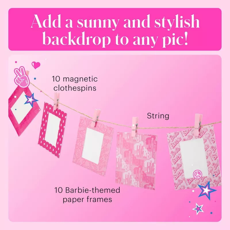 Kodak x Barbie papierový rámik na fotky 2x3 palca, 10 kusov (RODB2X3FRSQ)