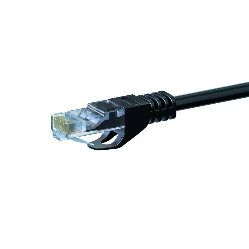 Sieťový kábel DSIT DC-50-500 CAT5e U/UTP, 50 m, čierny, 100 % meď