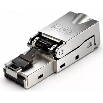 DSIT S/FTP CAT7 bez nástroja RJ45 konektor samec pre lankový kábel