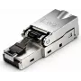DSIT S/FTP CAT7 bez nástroja RJ45 konektor samec pre lankový kábel