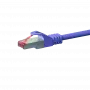 DSIT CAT 6 sieťový kábel LSOH - S/FTP - 0,50 metra - fialový (DC-S68-005)