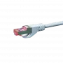 DSIT CAT 6 S/FTP LSOH sieťový patch kábel, 5 m, biela