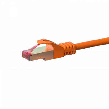 DSIT CAT 6 S/FTP LSOH sieťový patch kábel 10m oranžová