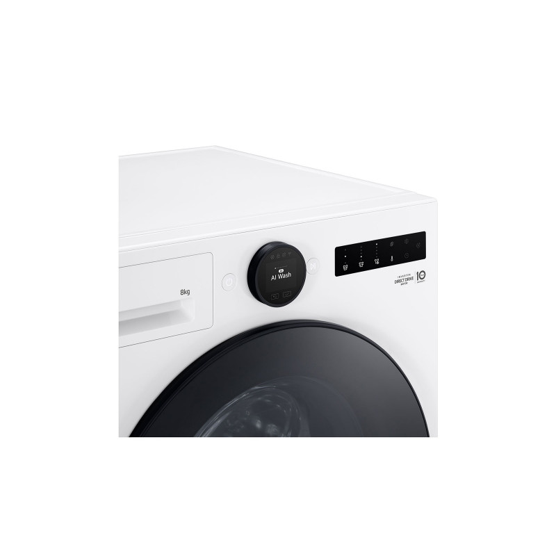 LG F4WX808YC 8 kg 1400 ot/min práčka s AI DD a Steam+ - biela