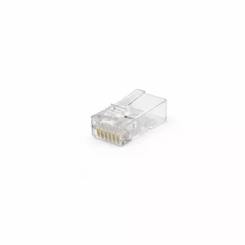 DSIT CAT5e UTP RJ45 konektor samec pre lankové a plné vodiče, 10 ks balenie