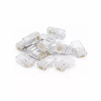 DSIT UTP RJ45 CAT6a sieťový konektor samec pre flexibilné káble - 10 ks balenie
