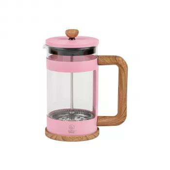 Leopold Vienna Franca French Press prípravník kávy a čaju, ružová, 600 ml
