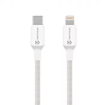 Tactical Stitch Thread USB-C na Lightning kábel, biela