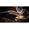 Kábel USB-C na Lightning Tactical Stitch Thread, biely