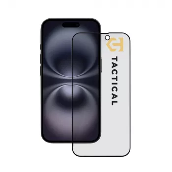 Tactical Glass Shield Privacy 5D ochranná fólia displeja pre iPhone 15 / 16, čierna
