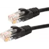 DSIT CAT6a sieťový kábel 100% meď - U/UTP - 7,5 m - čierny