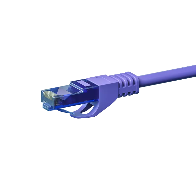 DSIT CAT6a sieťový kábel 100% meď - U/UTP - 30 metrov - fialový (DC-U6A8-300)