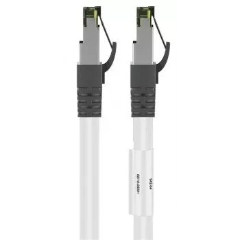 DSIT CAT 8 S/FTP PiMF RJ45 sieťový kábel, 2 m, biela