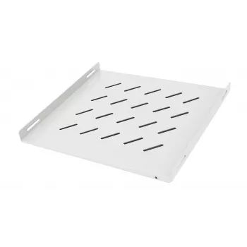 DSIT pevná polica pre 800 mm hlboké vonkajšie serverové skrine, 1U, nosnosť 50 kg, svetlosivá