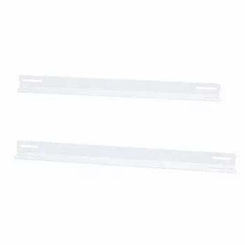 DSIT 19 palcové rackové lišty pre 450 mm hlboké nástenné skrine - biela