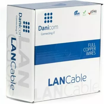 DSIT DANICOM CAT6A FTP 100m vonkajší kábel s plným vodičom a PE plášťom (Fca)
