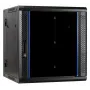 Reverzibilná nástenná serverová skriňa DSIT DS6612-DOUBLE so sklenenými dvierkami, šírka 600 mm