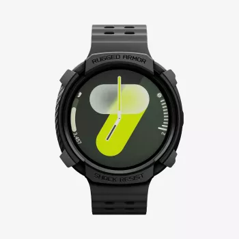 Puzdro Spigen Rugged Armor pre Samsung Galaxy Watch 8 / 9 (44 mm), matné čierne ACS10006