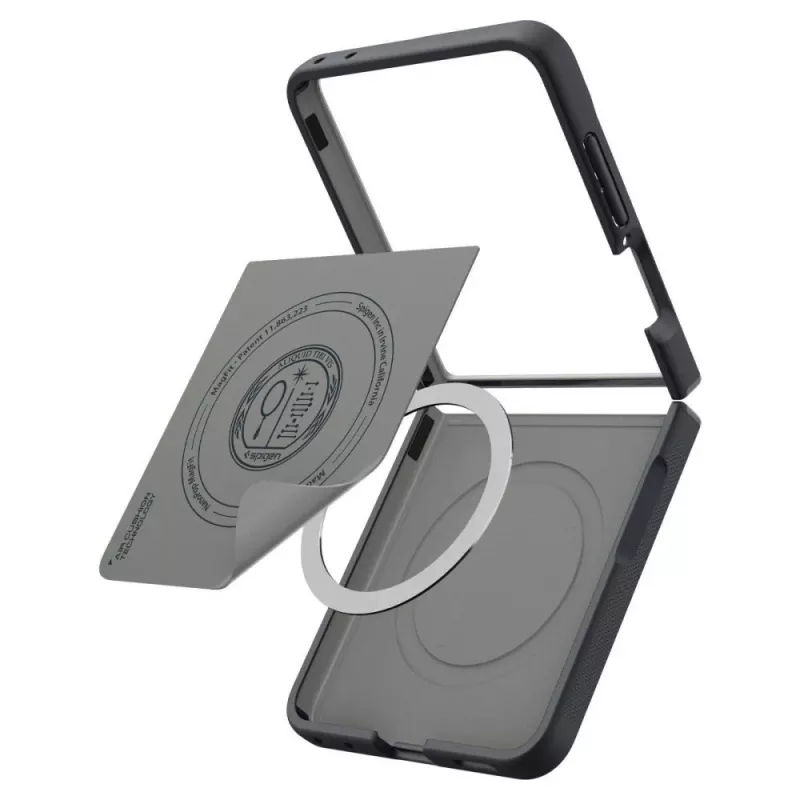 SPIGEN Nano Pop MagSafe puzdro pre Samsung Galaxy Z Flip8 - Black Sesame
